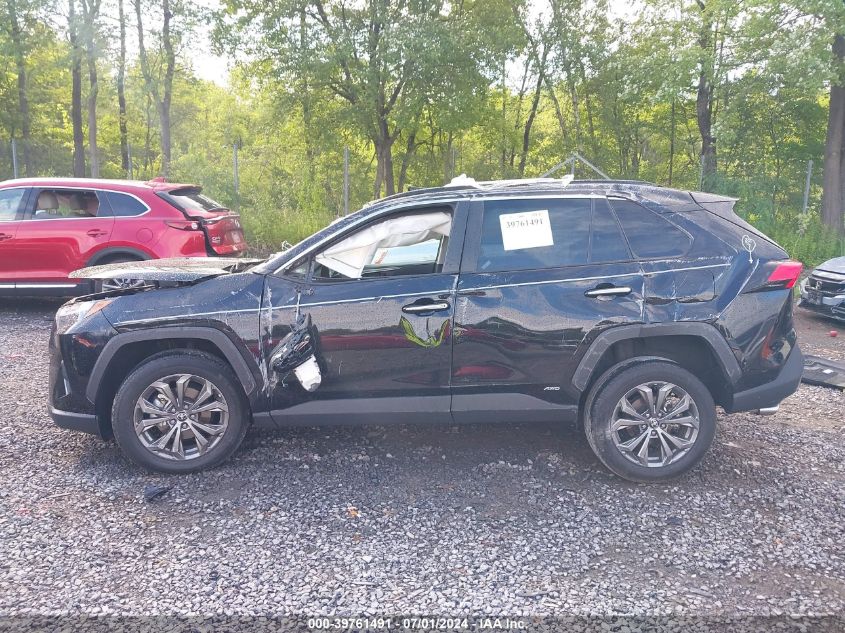 2022 Toyota Rav4 Hybrid Limited VIN: 4T3D6RFV6NU088403 Lot: 39761491