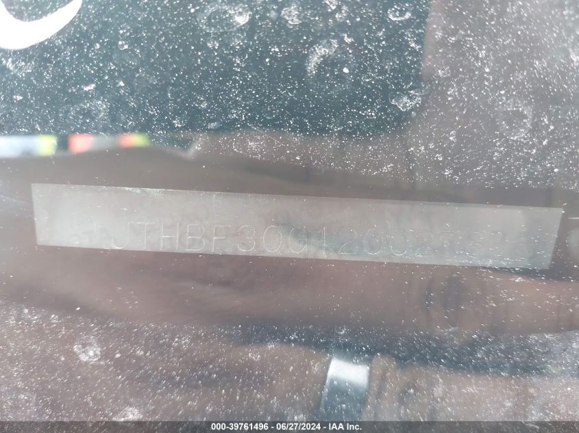 2002 Lexus Es 300 VIN: JTHBF30G120027375 Lot: 39761496