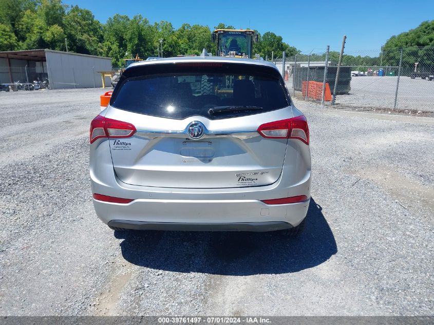 2019 Buick Envision Fwd Essence VIN: LRBFXCSA6KD020793 Lot: 39761497