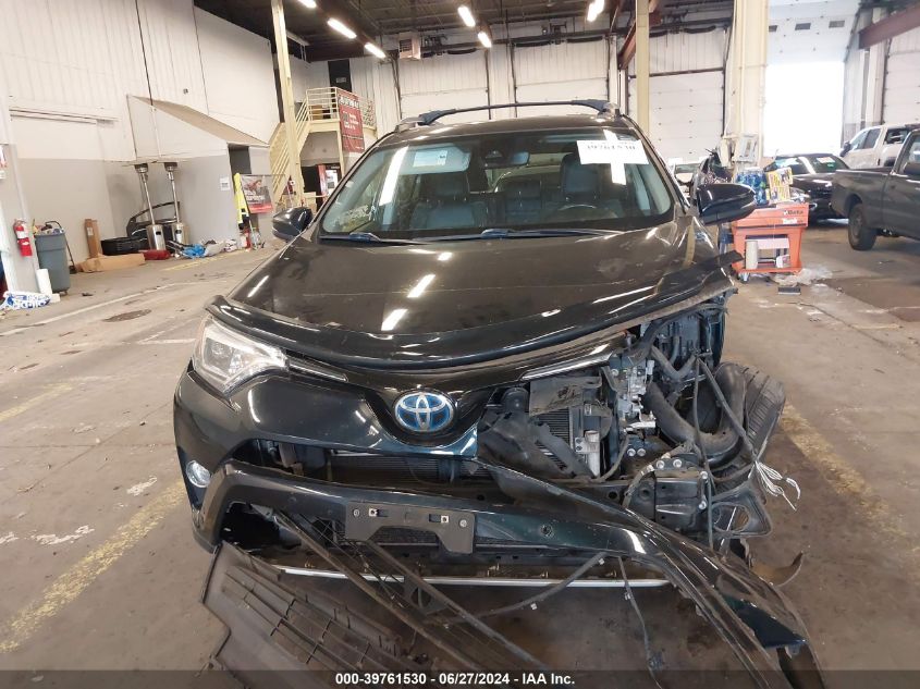 2017 Toyota Rav4 Hybrid Limited VIN: JTMDJREV0HD117914 Lot: 39761530