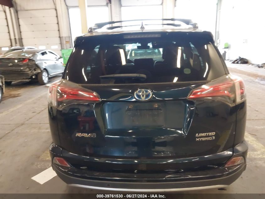 2017 Toyota Rav4 Hybrid Limited VIN: JTMDJREV0HD117914 Lot: 39761530