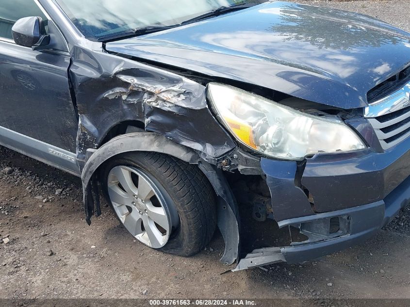 2011 Subaru Outback 2.5I Premium VIN: 4S4BRBCC6B1334803 Lot: 39761563