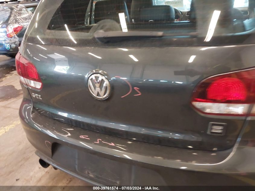 2013 Volkswagen Gti Drivers Edition VIN: WVWHD7AJ3DW139579 Lot: 39761574