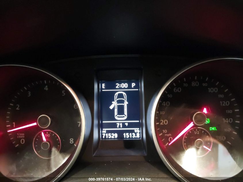 2013 Volkswagen Gti Drivers Edition VIN: WVWHD7AJ3DW139579 Lot: 39761574