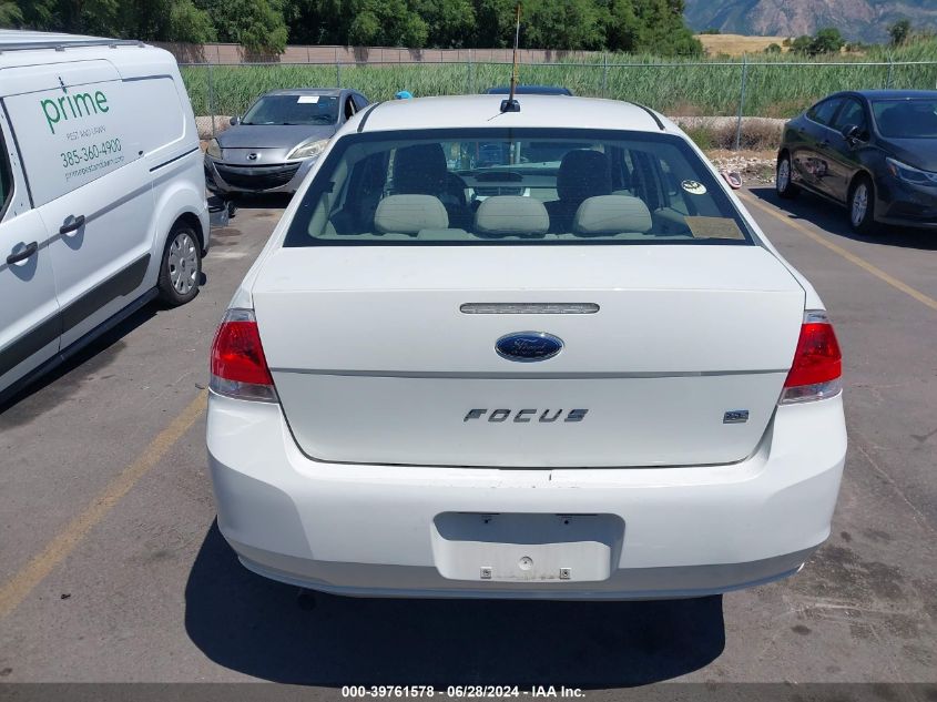 2010 Ford Focus Se VIN: 1FAHP3FN9AW128891 Lot: 39761578