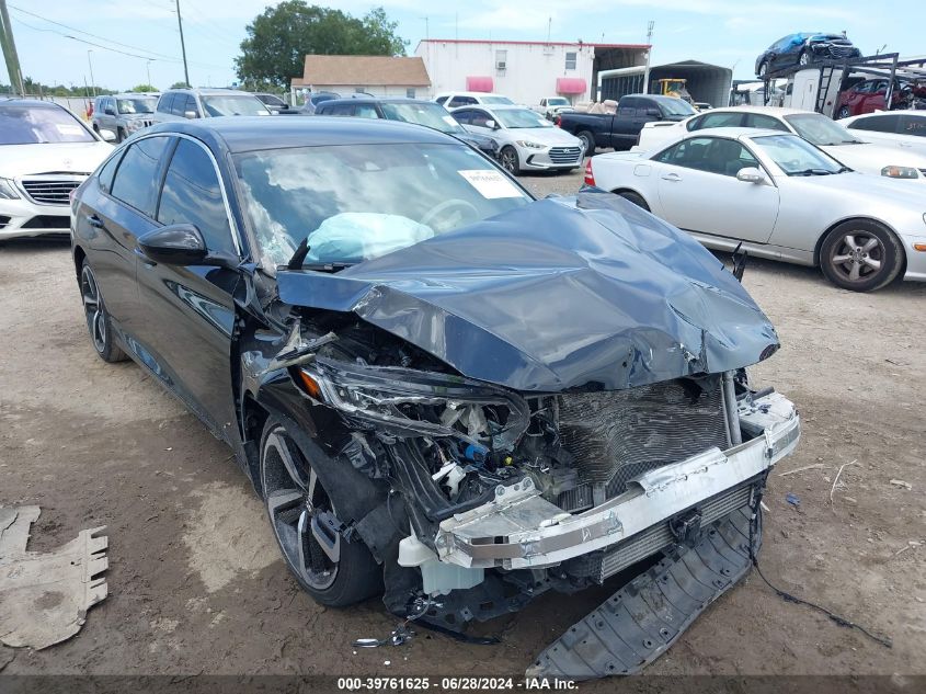 1HGCV1F37JA188017 2018 HONDA ACCORD - Image 1