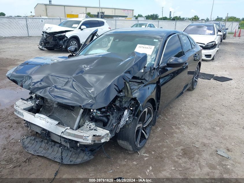 1HGCV1F37JA188017 2018 HONDA ACCORD - Image 2