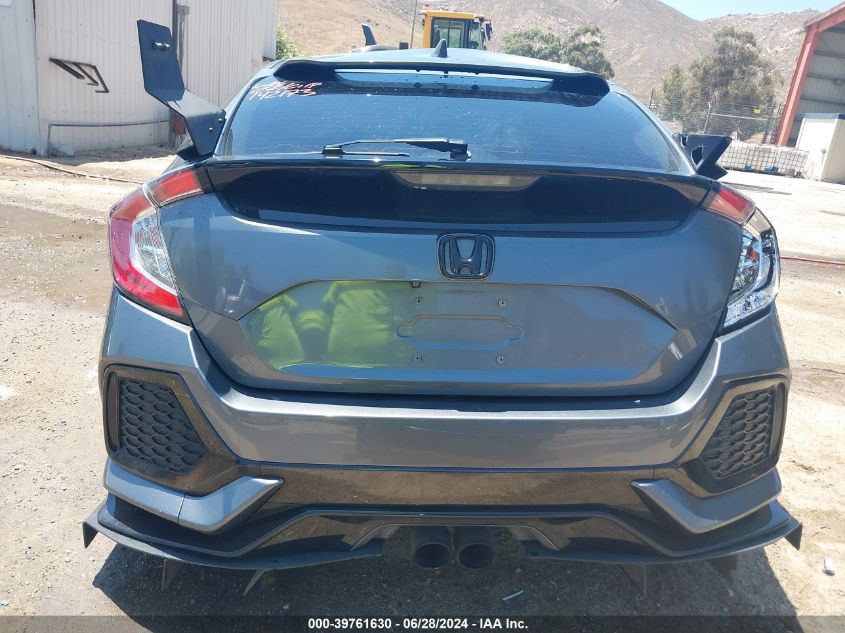 2018 Honda Civic Sport VIN: SHHFK7H47JU427102 Lot: 39761630