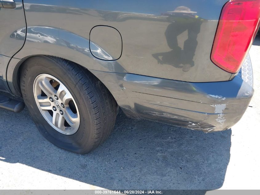 2005 Honda Pilot Ex-L VIN: 2HKYF18795H559551 Lot: 39761644