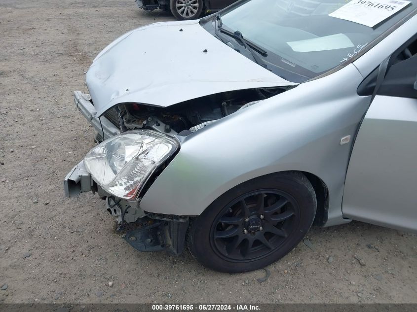 2003 Honda Civic Si VIN: SHHEP33683U407524 Lot: 39761695