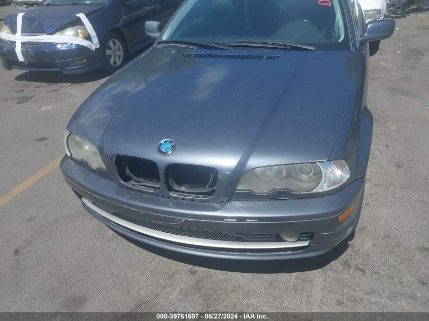 2001 BMW 330Ci VIN: WBABN53461JU30386 Lot: 39761697