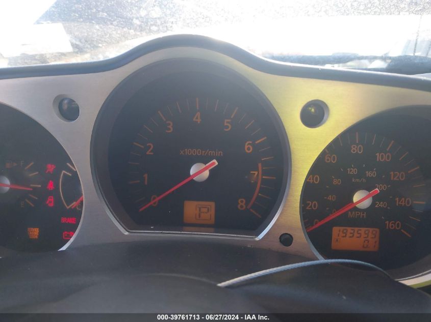 2004 Nissan 350Z Touring VIN: JN1AZ34E24M154955 Lot: 39761713