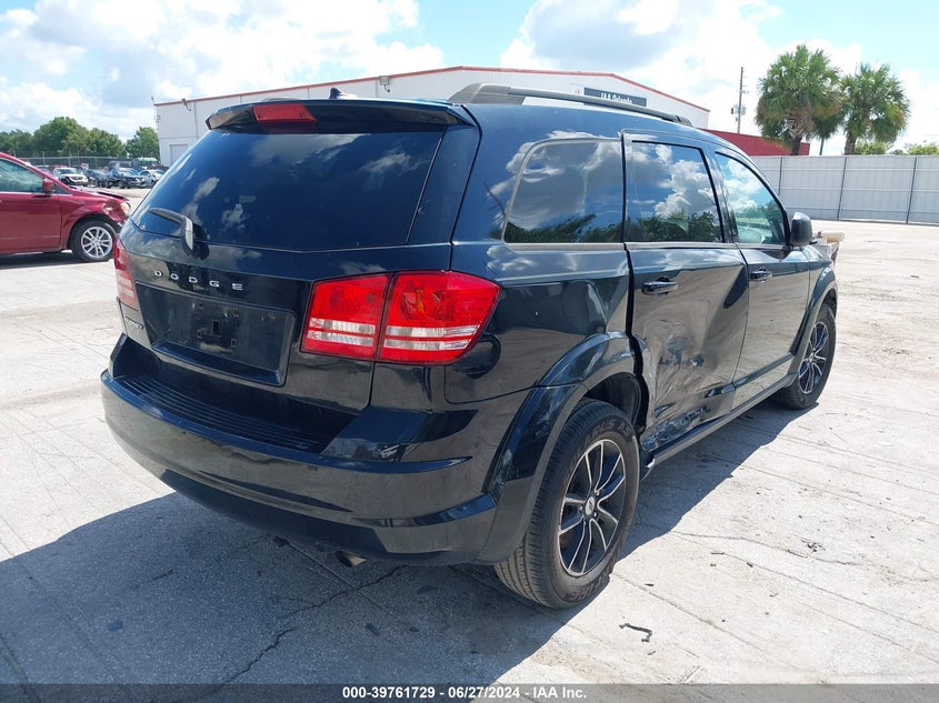 VIN 3C4PDCAB7JT170087 2018 DODGE JOURNEY SE