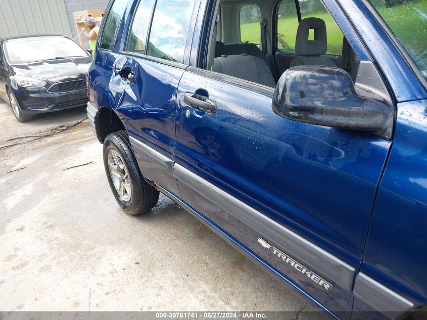 2002 Chevrolet Tracker Hard Top Base VIN: 2CNBJ13C226921515 Lot: 39761741