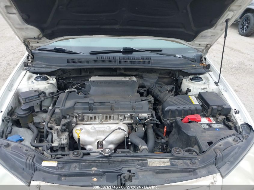 2007 Kia Spectra Ex VIN: KNAFE122275405156 Lot: 39761746