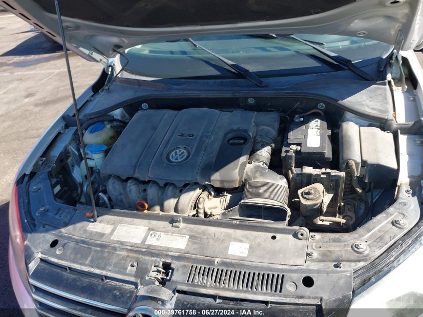 2013 Volkswagen Passat 2.5L Se VIN: 1VWBP7A34DC088512 Lot: 39761758