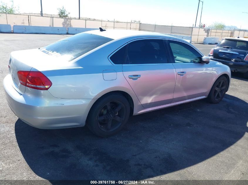 2013 Volkswagen Passat 2.5L Se VIN: 1VWBP7A34DC088512 Lot: 39761758