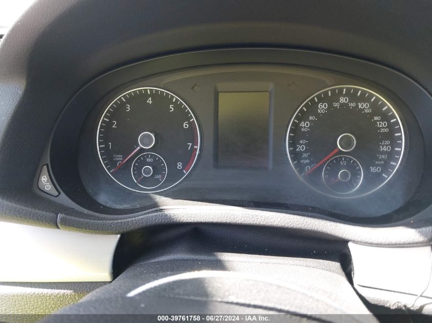 2013 Volkswagen Passat 2.5L Se VIN: 1VWBP7A34DC088512 Lot: 39761758