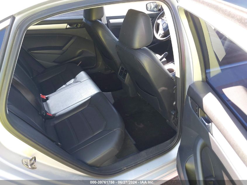 2013 Volkswagen Passat 2.5L Se VIN: 1VWBP7A34DC088512 Lot: 39761758