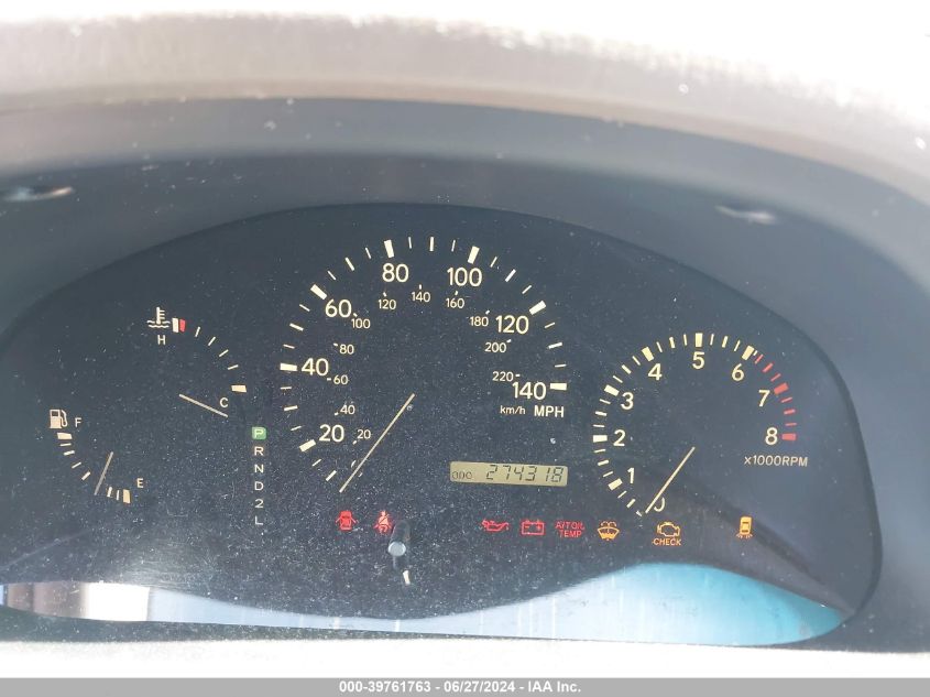 2001 Lexus Rx 300 VIN: JTJGF10U510117531 Lot: 39761763