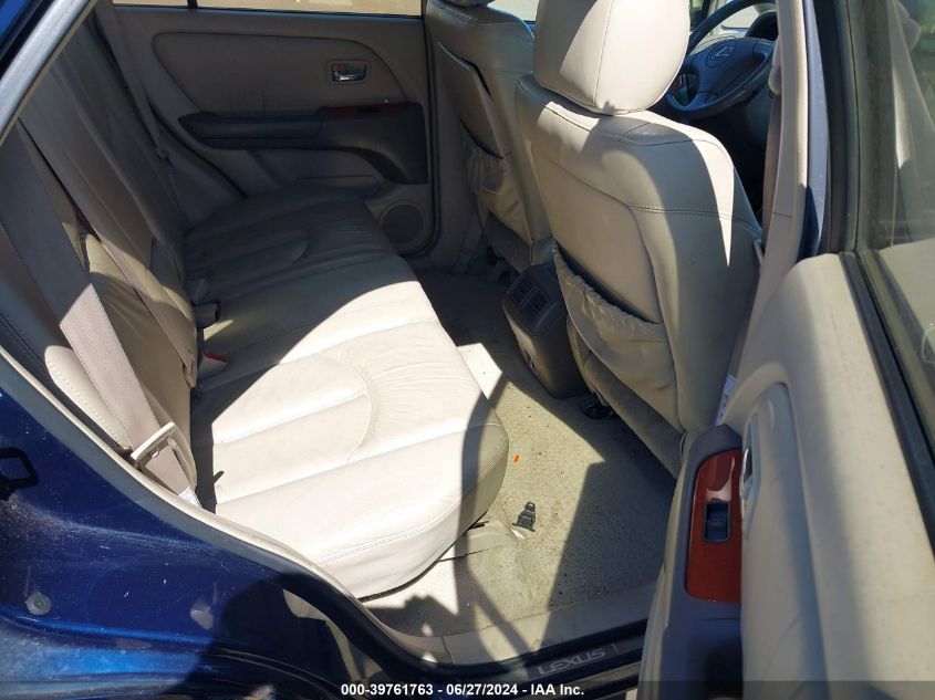 2001 Lexus Rx 300 VIN: JTJGF10U510117531 Lot: 39761763