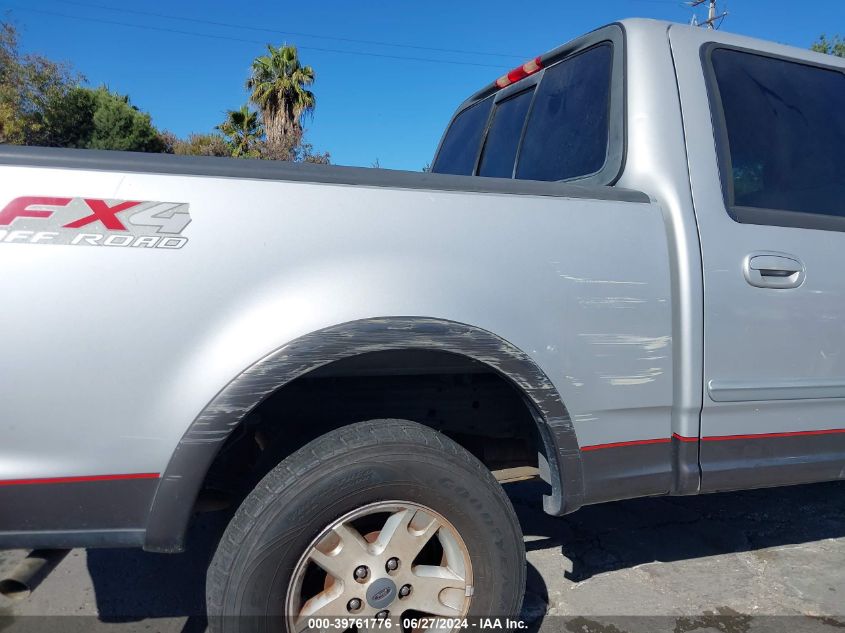 2002 Ford F-150 Lariat/Xlt VIN: 1FTRW08L42KD05903 Lot: 39761776