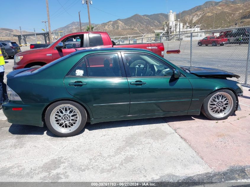 2001 Lexus Is 300 VIN: JTHBD182510020477 Lot: 39761783