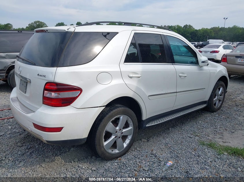 2011 Mercedes-Benz Ml 350 4Matic VIN: 4JGBB8GB9BA719264 Lot: 39761784