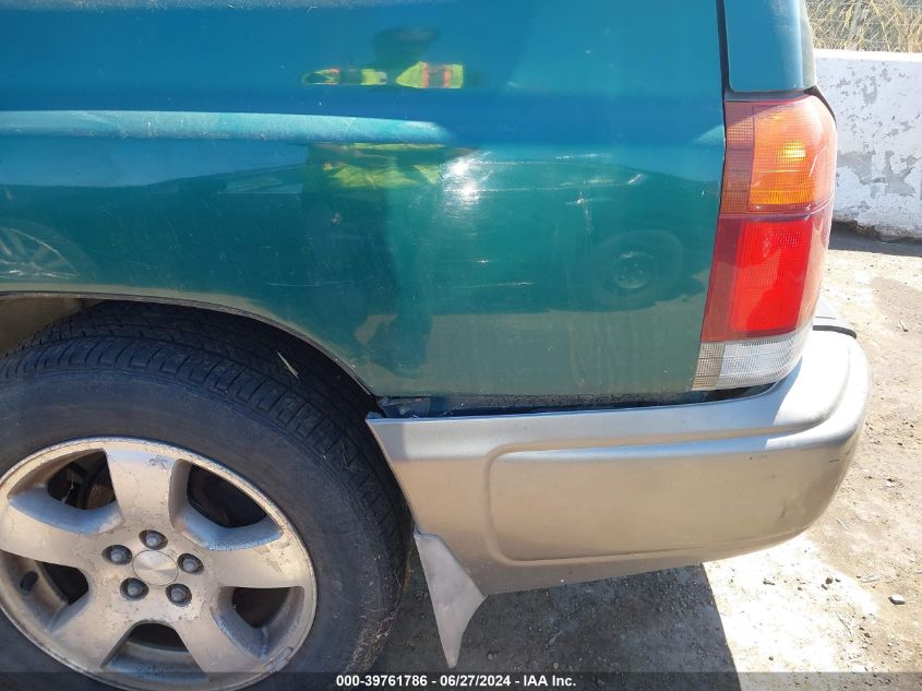 2000 Subaru Forester S VIN: JF1SF655XYG727086 Lot: 39761786