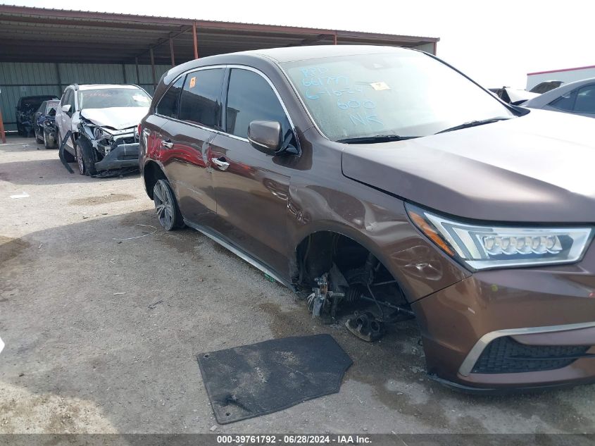 2019 Acura Mdx Standard VIN: 5J8YD3H36KL006704 Lot: 39761792