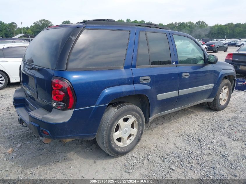 2003 Chevrolet Trailblazer Ls VIN: 1GNDS13S932353657 Lot: 39761825