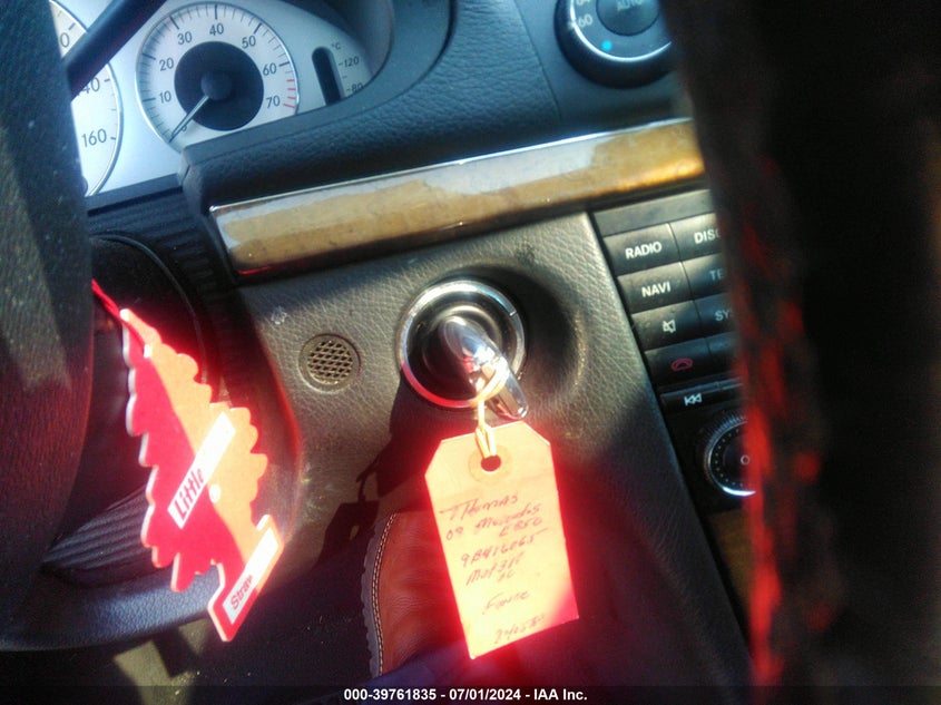 2009 Mercedes-Benz E 350 VIN: WDBUF56X09B416065 Lot: 39761835