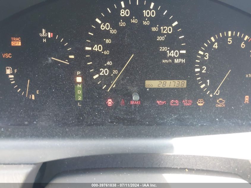 2001 Lexus Rx 300 VIN: JTJGF10UX10106492 Lot: 39761838