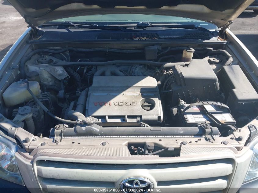 2005 Toyota Highlander V6 VIN: JTEGP21AX50082142 Lot: 39761856