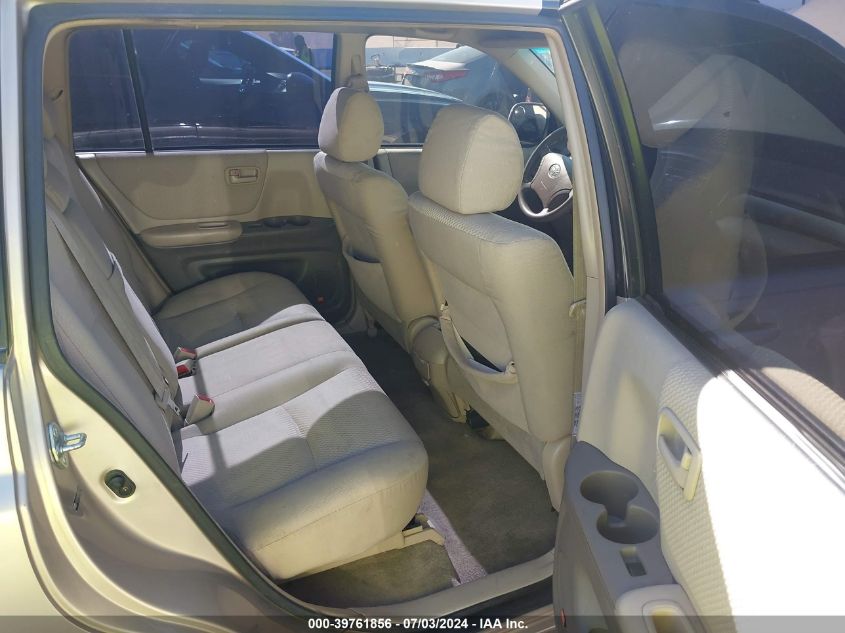 2005 Toyota Highlander V6 VIN: JTEGP21AX50082142 Lot: 39761856