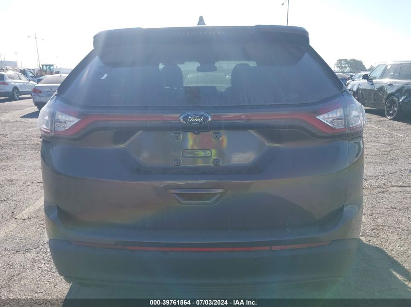 2018 Ford Edge Sel VIN: 2FMPK3J96JBB67448 Lot: 39761864