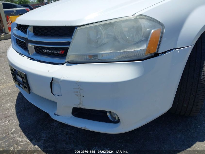 2013 Dodge Avenger Sxt VIN: 1C3CDZCB5DN680087 Lot: 39761865