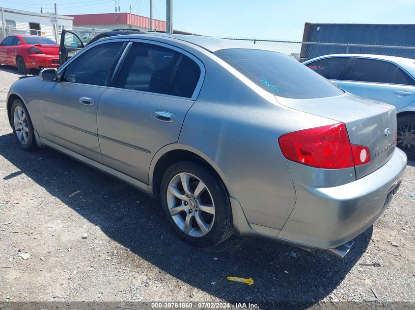 2005 Infiniti G35X VIN: JNKCV51FX5M307270 Lot: 39761860