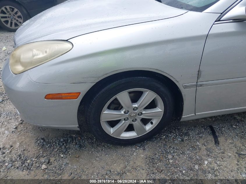 2005 Lexus Es 330 VIN: JTHBA30G155119088 Lot: 39761914