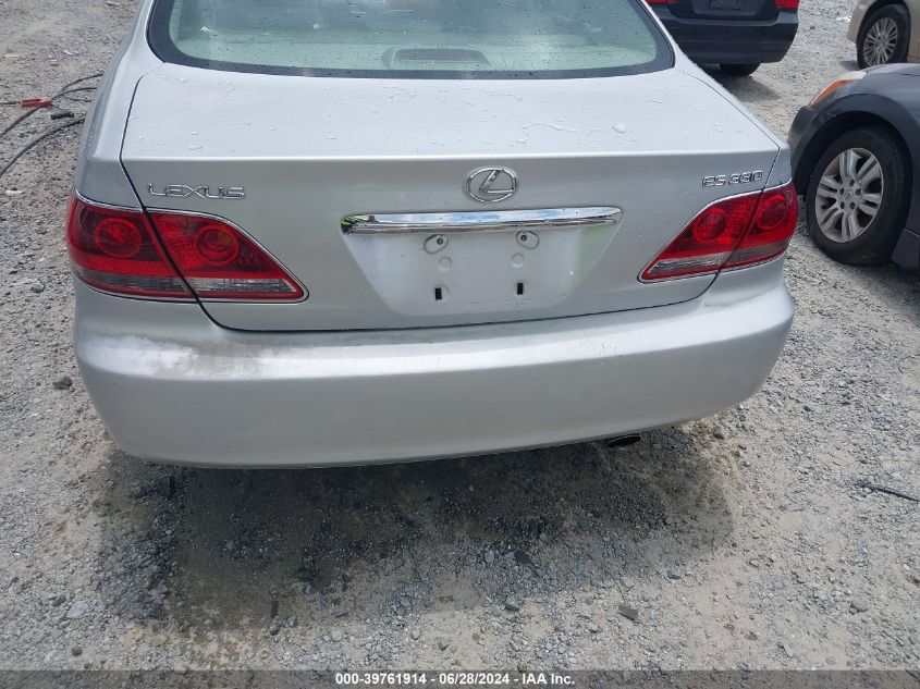2005 Lexus Es 330 VIN: JTHBA30G155119088 Lot: 39761914