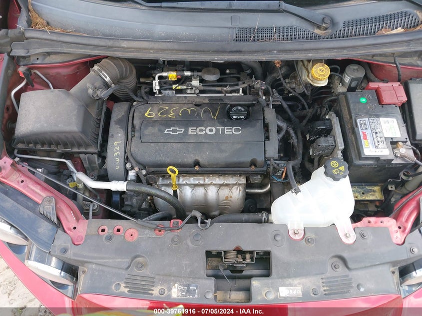 2012 Chevrolet Sonic 2Lt VIN: 1G1JC6SH9C4111573 Lot: 39761916