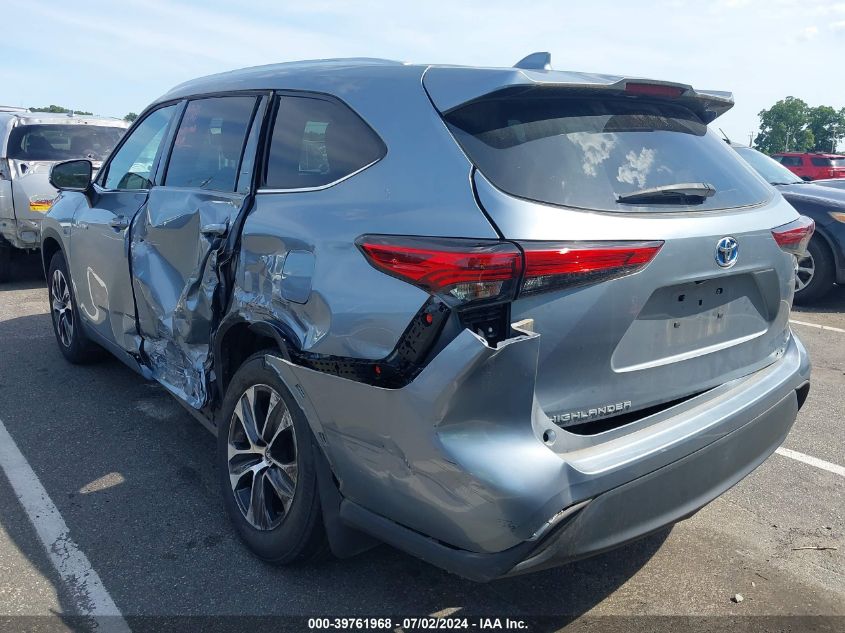 5TDGBRCH3MS062736 2021 Toyota Highlander Hybrid Xle