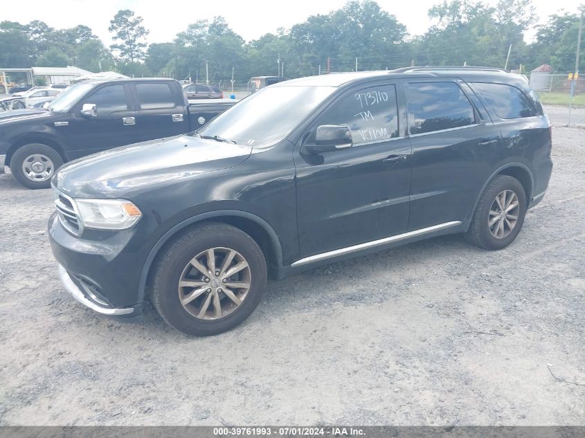 2014 Dodge Durango Limited VIN: 1C4RDHDG7EC973710 Lot: 39761993