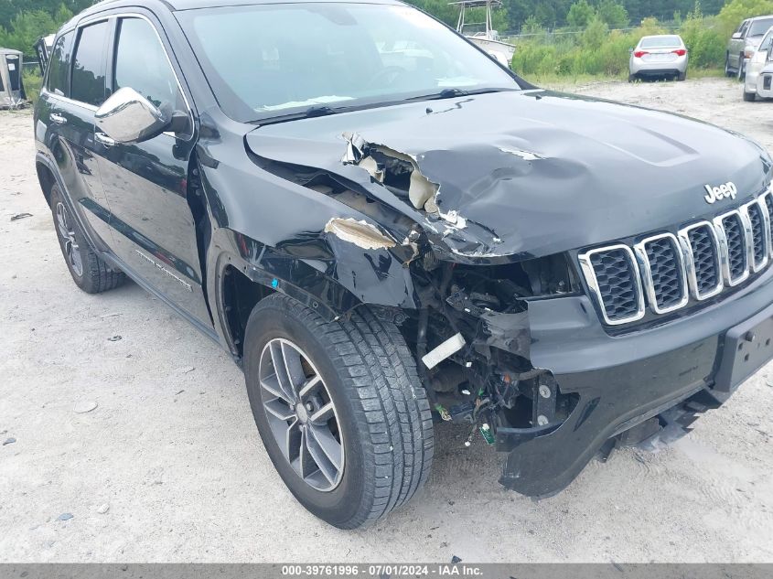 2017 Jeep Grand Cherokee Limited 4X2 VIN: 1C4RJEBG8HC850044 Lot: 39761996