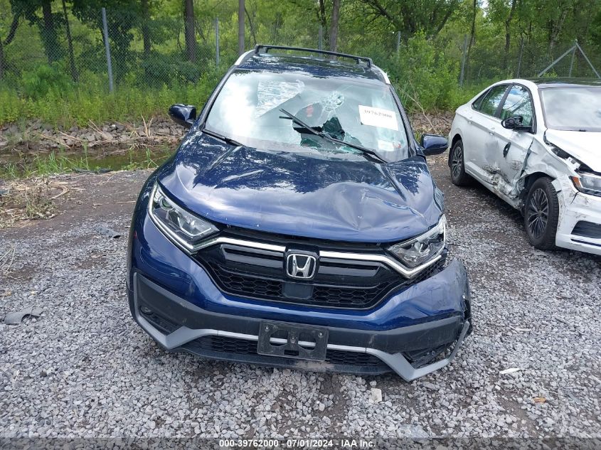 2022 Honda Cr-V Awd Ex-L VIN: 2HKRW2H85NH651873 Lot: 39762000