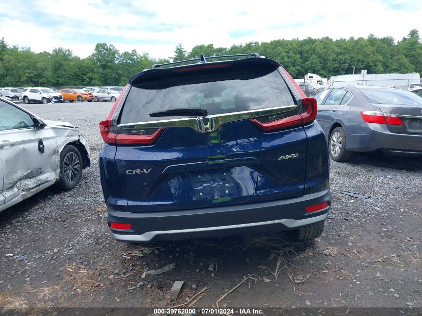 2022 Honda Cr-V Awd Ex-L VIN: 2HKRW2H85NH651873 Lot: 39762000