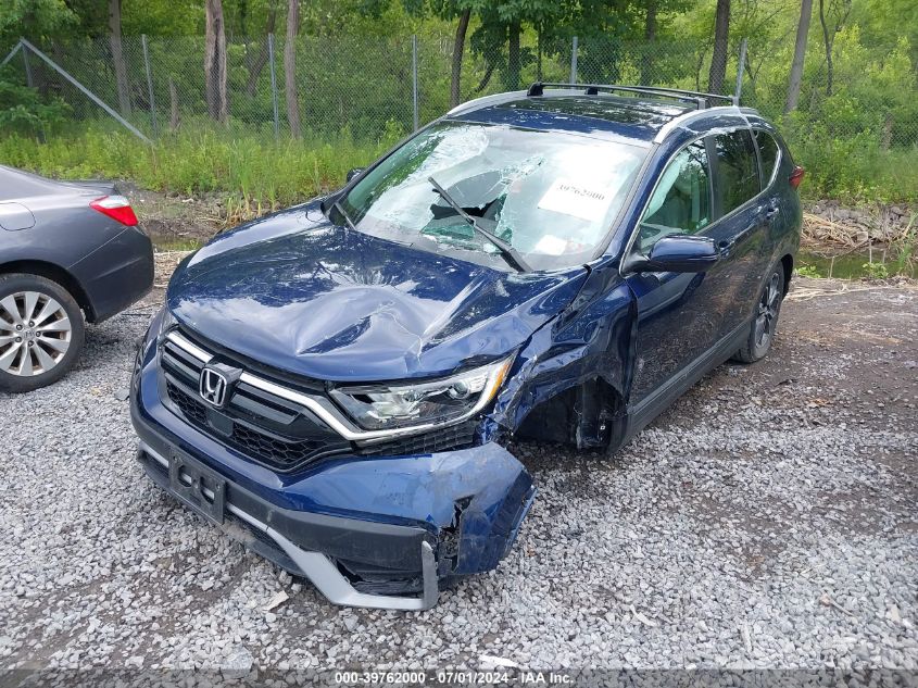 2022 Honda Cr-V Awd Ex-L VIN: 2HKRW2H85NH651873 Lot: 39762000