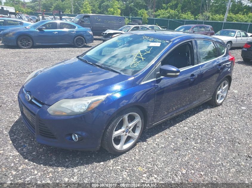 2012 Ford Focus Titanium VIN: 1FAHP3N26CL110991 Lot: 39762017