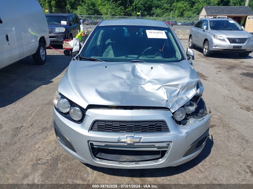 2013 Chevrolet Sonic Ls Manual VIN: 1G1JB6SH8D4171218 Lot: 39762028