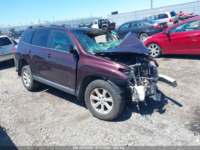 5TDBK3EH6CS142809 2012 Toyota Highlander Base V6